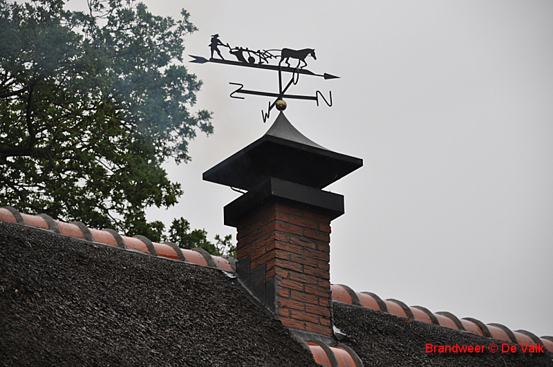 Schoorsteenbrand.